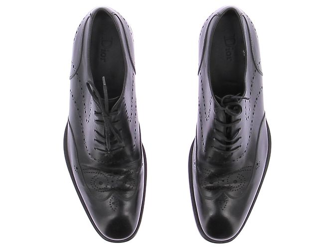 Dior Schwarze Leder-Derbies - Ansicht 5
