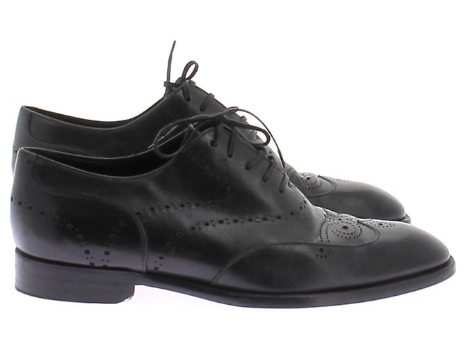 Dior Schwarze Leder-Derbies - Ansicht 6