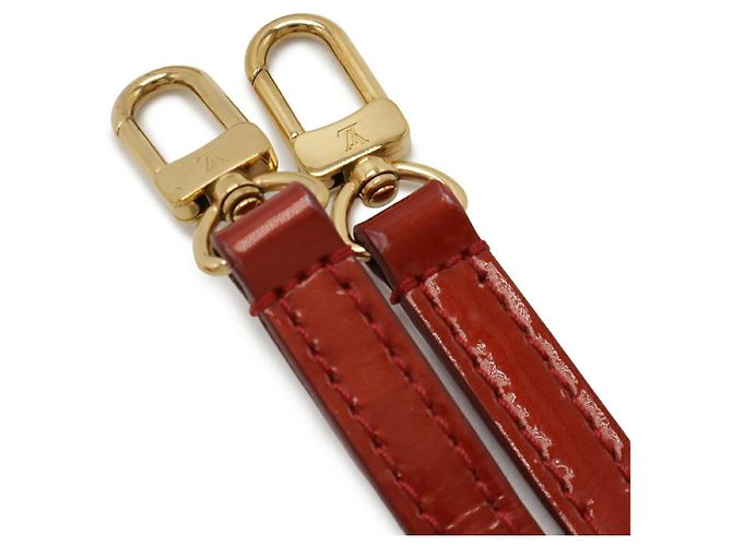Borsa a pochette Louis Vuitton Monogram Vernis Rosso - vista 5