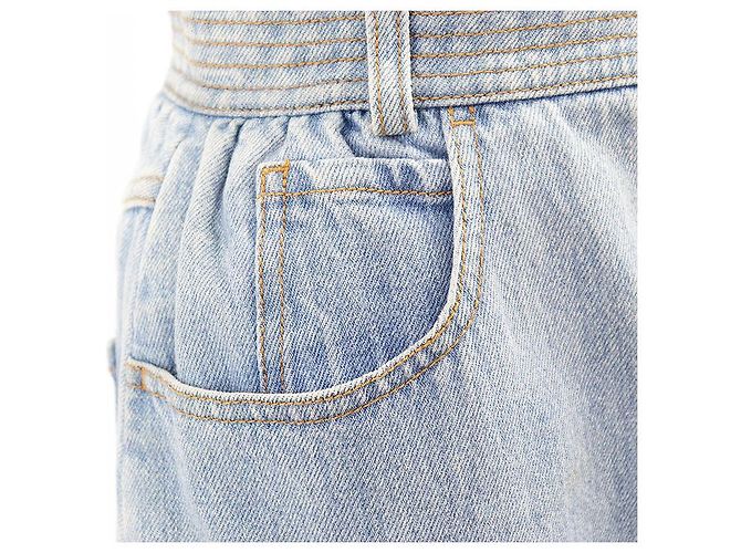 Falda de denim Chanel Metiers d'Art Paris-Dallas Azul - vista 12