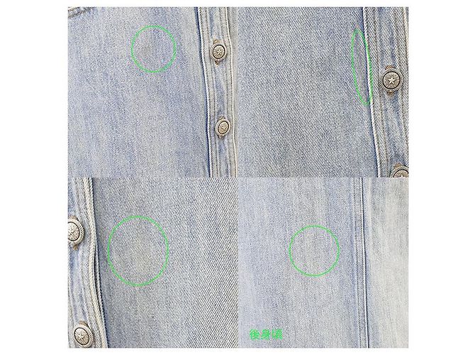 Falda de denim Chanel Metiers d'Art Paris-Dallas Azul - vista 9