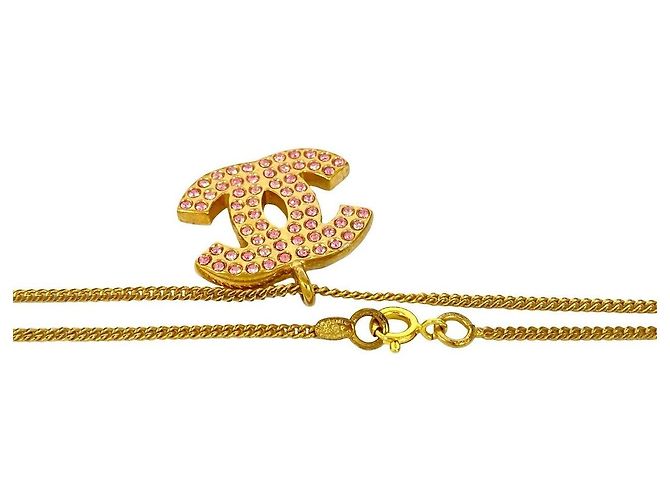 Collana con pendente Chanel Coco Mark D'oro - vista 2