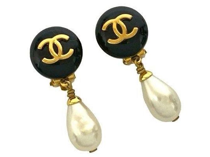Pendientes Chanel Coco Mark Negro - vista 3