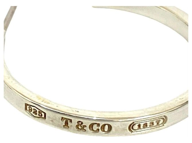 Tiffany & Co Orecchini TIFFANY&Co. 1837 Narrow Silver Argento - vista 2