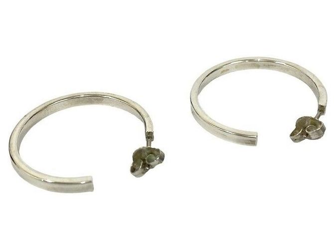 Tiffany & Co Orecchini TIFFANY&Co. 1837 Narrow Silver Argento - vista 4