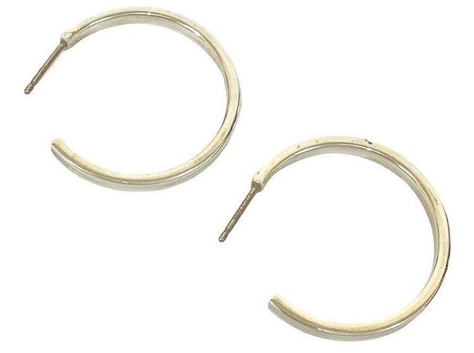 Tiffany & Co Orecchini TIFFANY&Co. 1837 Narrow Silver Argento - vista 5