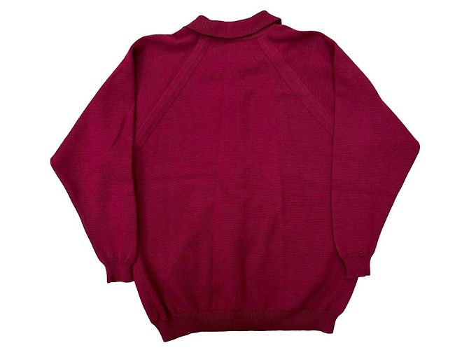 Hermès Maglione in lana Hermes Marrone Rosso - vista 2