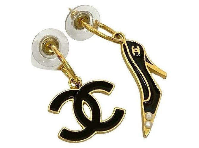 Chanel Coco Mark Pumps Ohrringe Golden - Ansicht 3