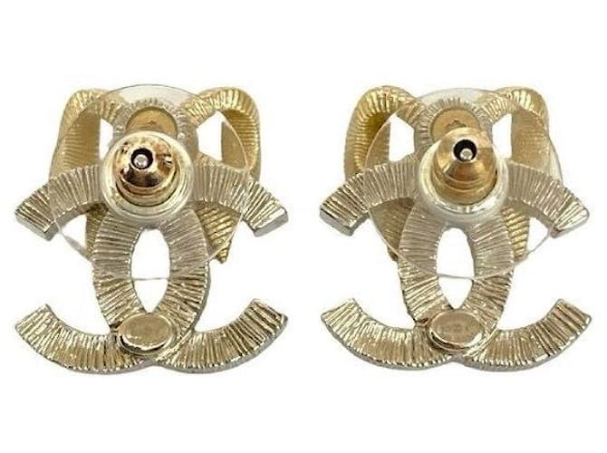 Orecchini Chanel Coco Mark Ribbon Argento - vista 4