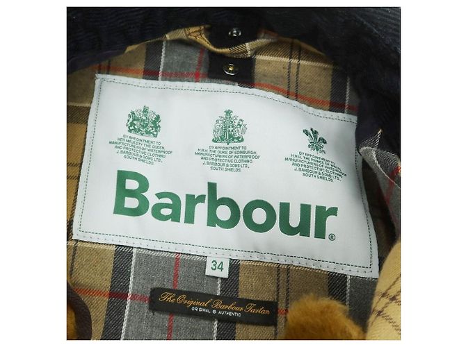 Autre Marque Chaqueta Barbour SL BEDALE de poliéster y algodón Azul Azul marino - vista 6