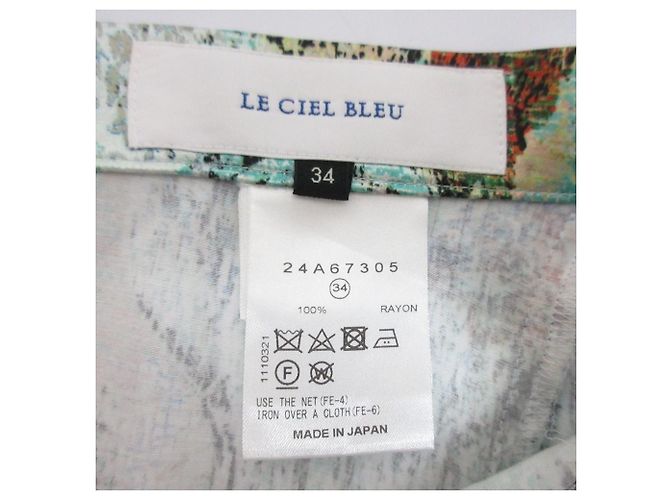 Autre Marque Falda Maxi Estampada LE CIEL BLEU Multicolor - vista 9