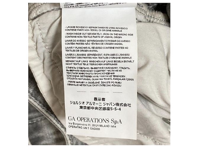 Pantalones de denim Armani Exchange Castaño Gris - vista 9