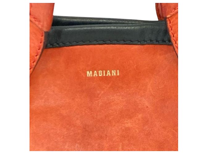 Autre Marque Borsa a tracolla 2way in pelle Andrea Mabiani Rosso - vista 7