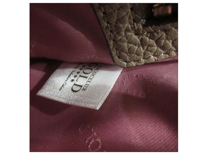 Autre Marque Borsa a mano in pelle 2way COCOCELUX GOLD Marrone - vista 11
