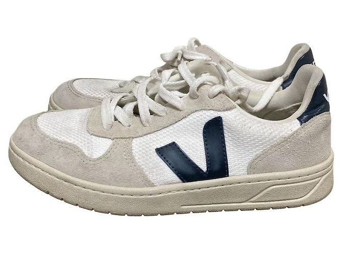 Autre Marque Sneakers Veja V-10 Mesh Bianco - vista 3