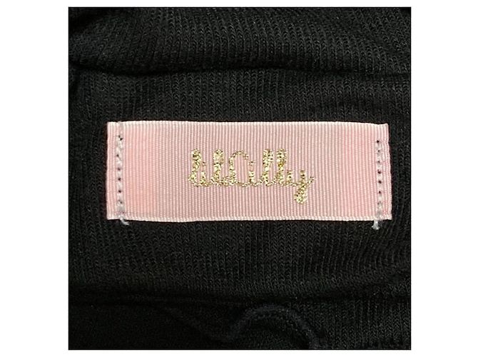 Autre Marque Top lilLilly a maniche lunghe e collo alto trasparente Nero - vista 4