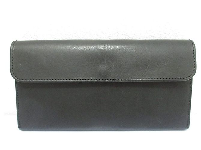 Autre Marque Cartera larga de cuero REEL Negro - vista 2