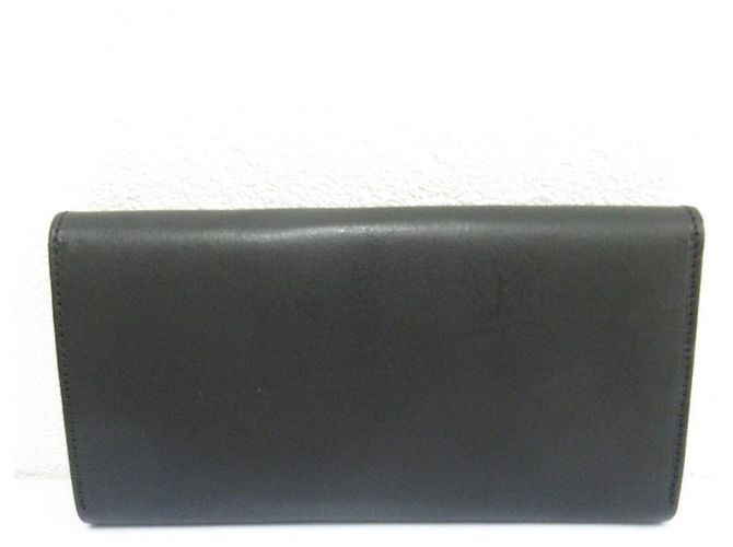 Autre Marque Cartera larga de cuero REEL Negro - vista 3