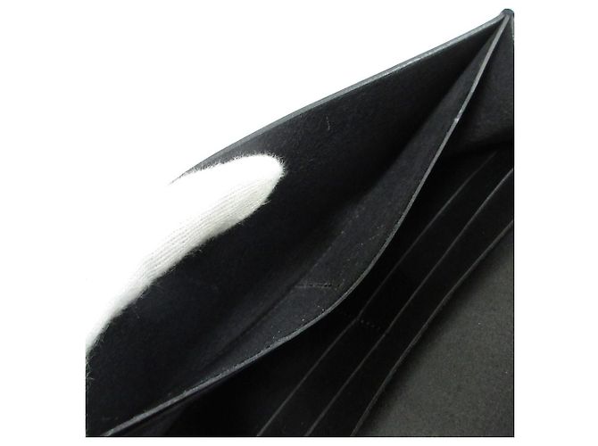 Autre Marque Cartera larga de cuero REEL Negro - vista 7