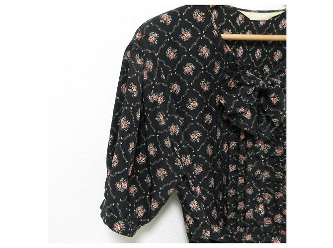 Autre Marque Abito PINK HOUSE con stampa floreale e fiocchi Nero - vista 5