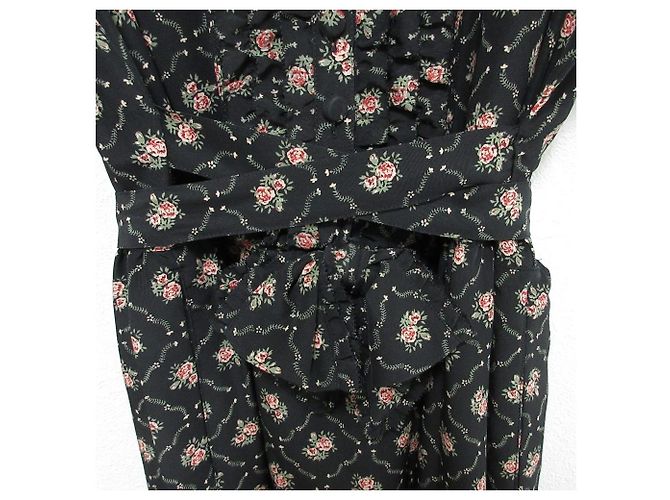 Autre Marque Abito PINK HOUSE con stampa floreale e fiocchi Nero - vista 6