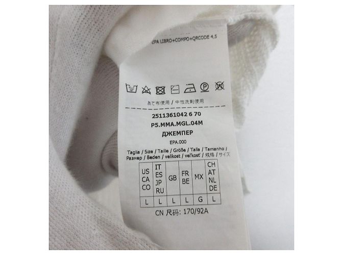 Polo de lino Max Mara Pavidi Blanco - vista 7