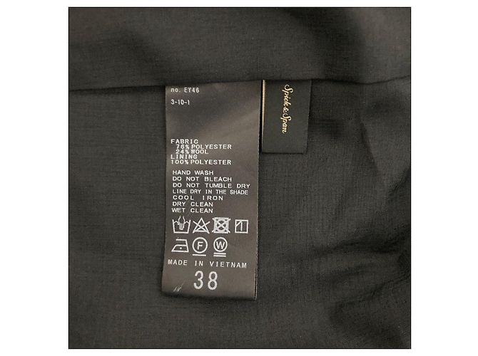 Autre Marque Spick and Span Dry Sheer Cross Tuck Pants Hose - Ansicht 5