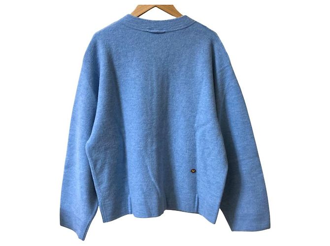 Autre Marque Cardigan Float Shrunken 45R Azul Azul claro - vista 2