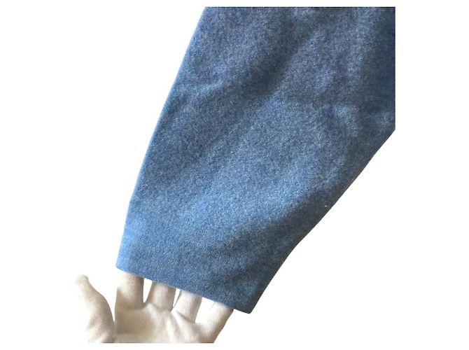 Autre Marque Cardigan Float Shrunken 45R Azul Azul claro - vista 3