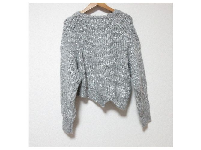 Autre Marque Diagram GRACE CONTINENTAL Asymmetrischer Strickpullover Braun - Ansicht 2