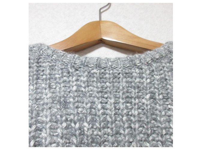 Autre Marque Diagram GRACE CONTINENTAL Asymmetrischer Strickpullover Braun - Ansicht 3