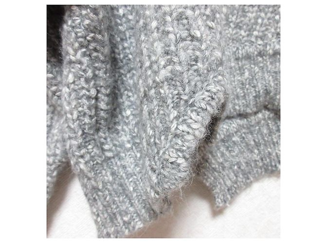 Autre Marque Diagram GRACE CONTINENTAL Asymmetrischer Strickpullover Braun - Ansicht 6