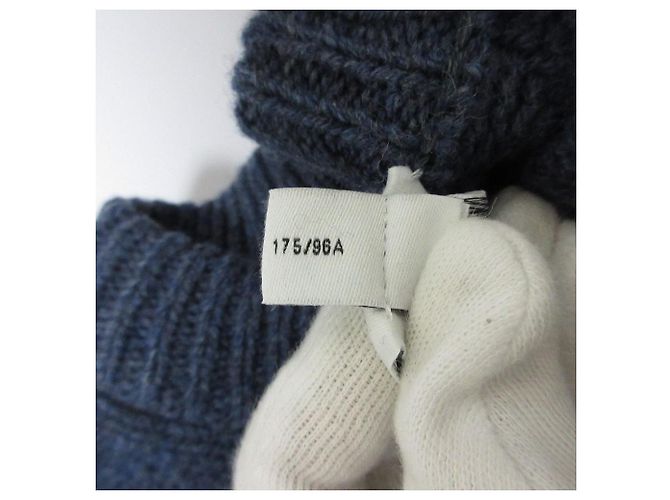 Maglione in lana Signature Coach Blu Blu navy - vista 7