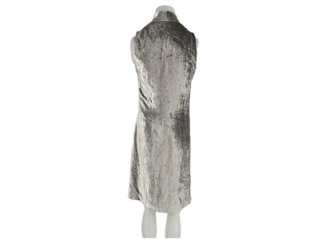 Joseph Vestido de terciopelo gris - vista 2