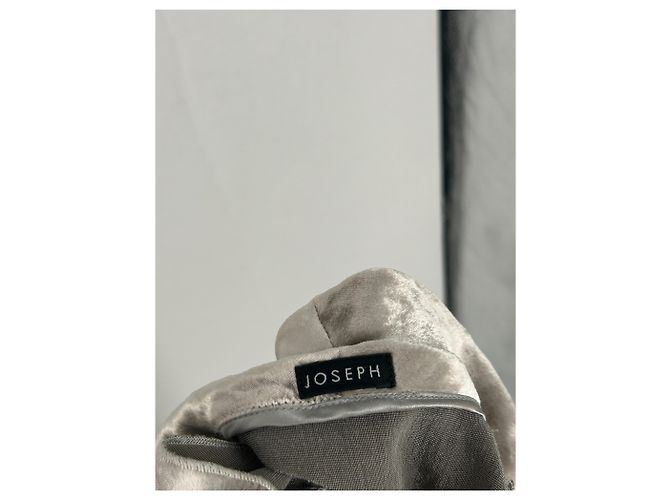 Joseph Vestido de terciopelo gris - vista 5