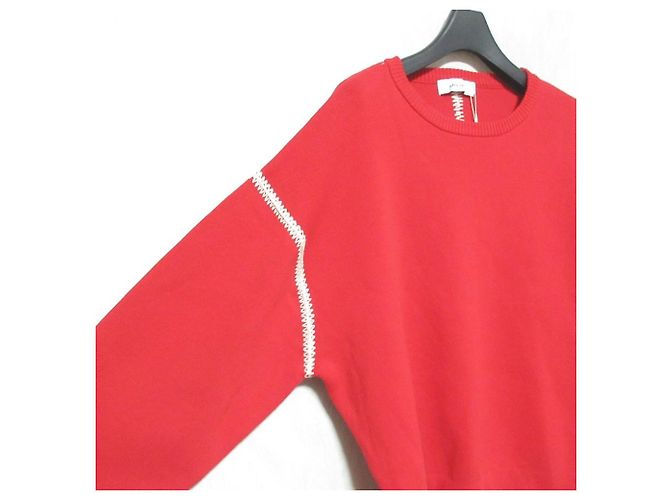 Autre Marque Besticktes Strickware etre relie Rot - Ansicht 3