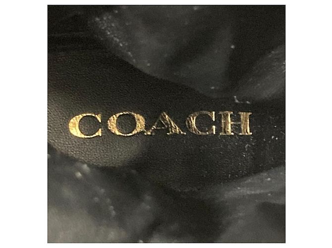 Botines Coach CHRISSY LTHR Negro - vista 9