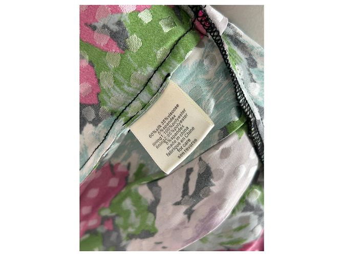 Autre Marque Vestido largo estampado de seda Ronny Kobo Multicolor - vista 6