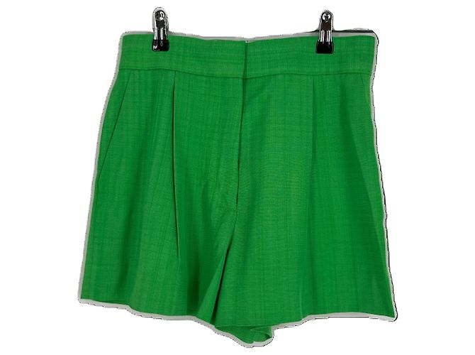 Shorts Sandro Verdes de Viscose - vista 2