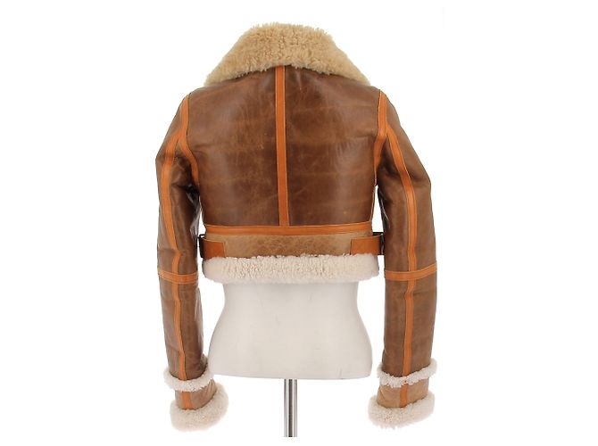 Acne Studios Shearling Jacke camel XS Kamel - Ansicht 2