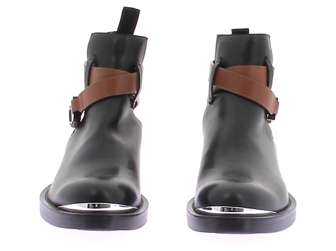 Dior Stivaletti neri e camel Nero - vista 4