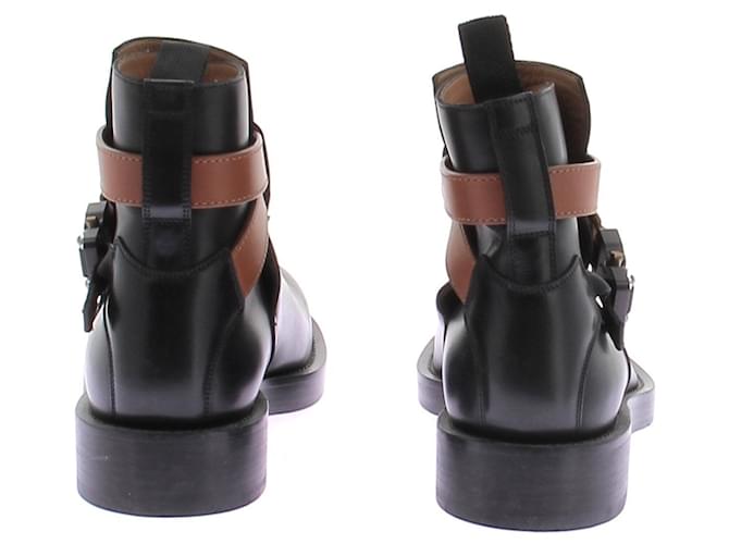 Dior Stivaletti neri e camel Nero - vista 7