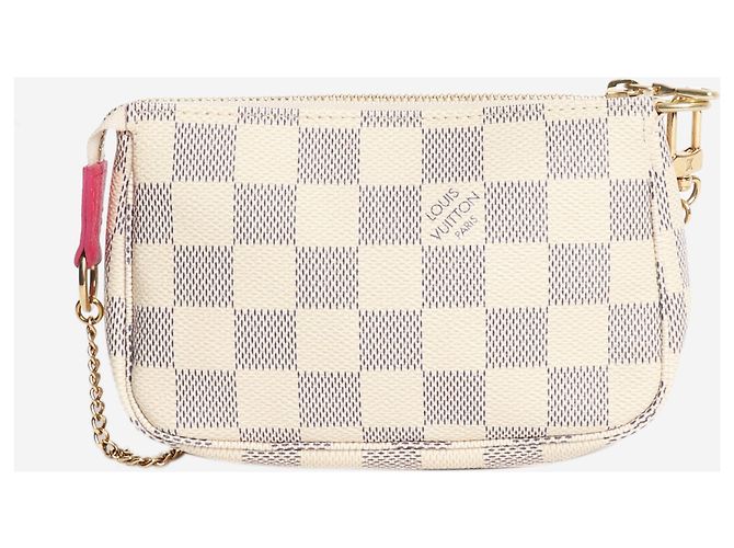 Louis Vuitton Monedero Cream 2021 Damier Azure Hollywood Crudo - vista 3