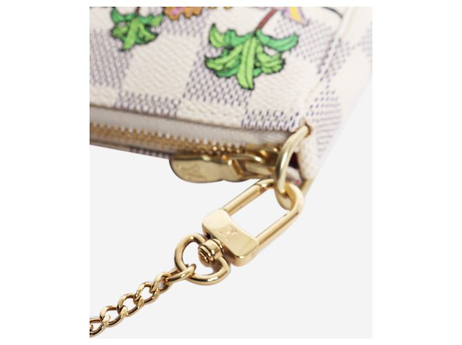 Louis Vuitton Monedero Cream 2021 Damier Azure Hollywood Crudo - vista 6