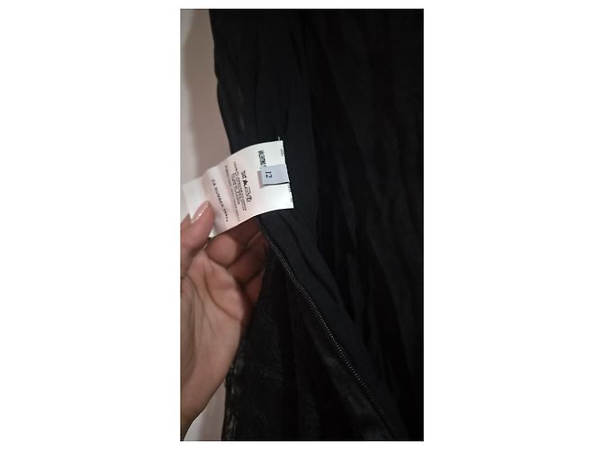 Valentino Maxikleid aus schwarzer Spitze - Ansicht 3