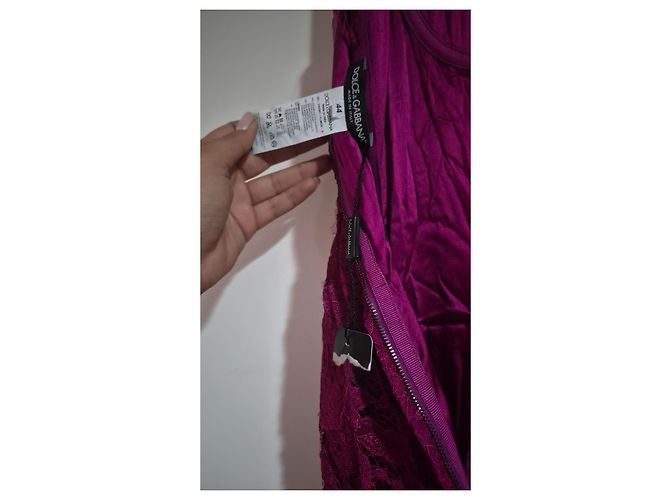Vestido de encaje Dolce & Gabbana Púrpura - vista 2