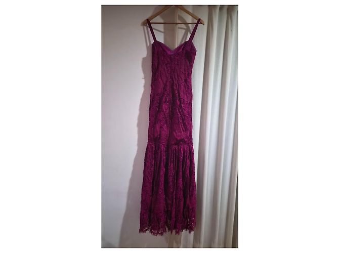 Vestido de encaje Dolce & Gabbana Púrpura - vista 3