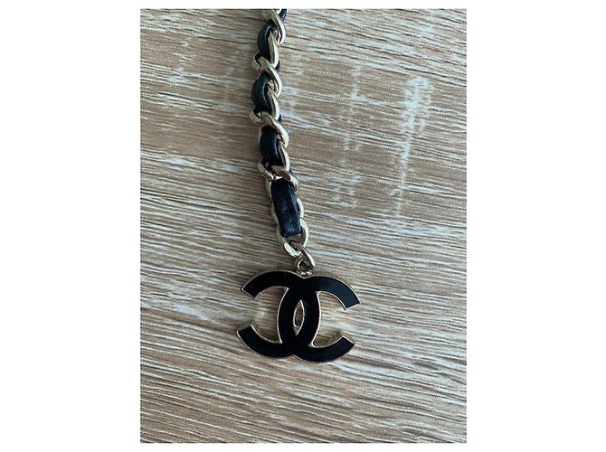 Chanel chain belt with CC logo Black Golden - view 7