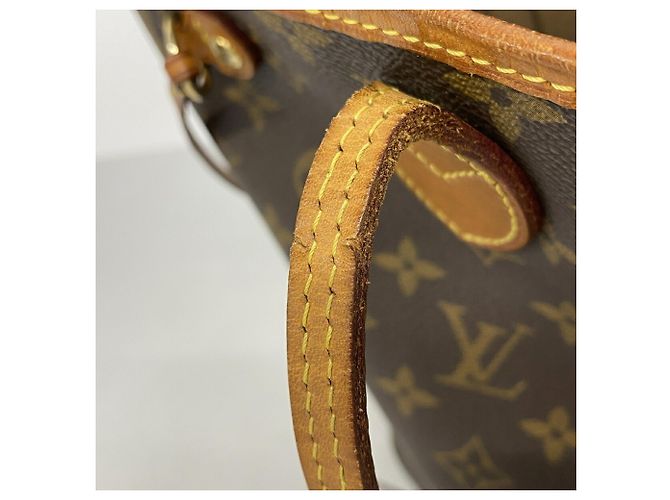Borsa Tote Louis Vuitton Monogram Neverfull PM Marrone - vista 11