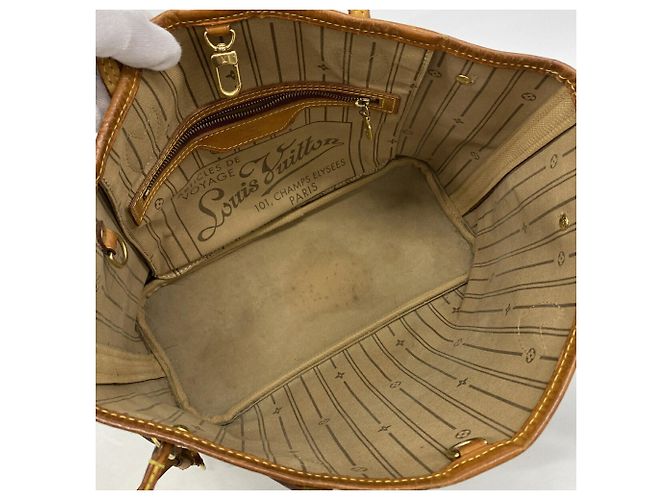 Borsa Tote Louis Vuitton Monogram Neverfull PM Marrone - vista 4